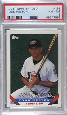 1993 Topps Traded - [Base] #19T - Todd Helton [PSA 8 NM‑MT]