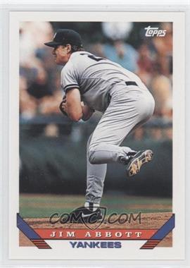 1993 Topps Traded - [Base] #75T - Jim Abbott