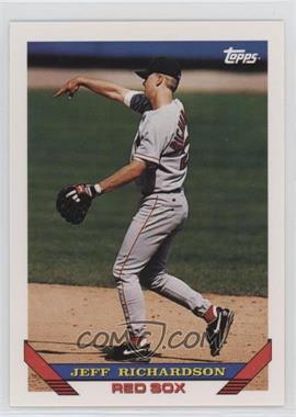 1993 Topps Traded - [Base] #81T - Jeff Richardson