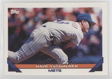 1993 Topps Traded - [Base] #89T - Dave Telgheder