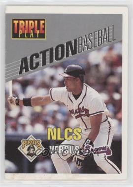 1993 Triple Play - Action Baseball Game #29 - David Justice [Poor to Fair]