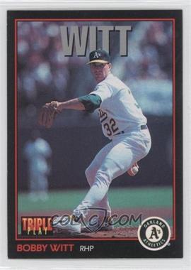 1993 Triple Play - [Base] #141 - Bobby Witt