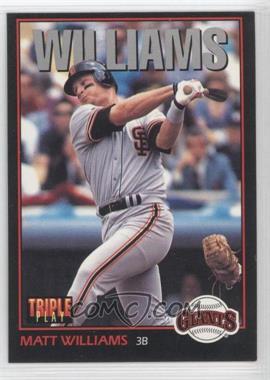 1993 Triple Play - [Base] #171 - Matt Williams