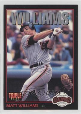 1993 Triple Play - [Base] #171 - Matt Williams