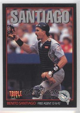 1993 Triple Play - [Base] #210 - Benito Santiago