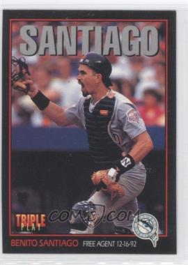 1993 Triple Play - [Base] #210 - Benito Santiago