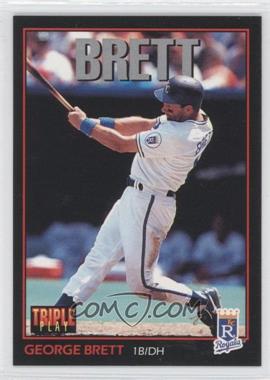 1993 Triple Play - [Base] #214 - George Brett