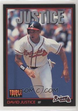 1993 Triple Play - [Base] #249 - David Justice