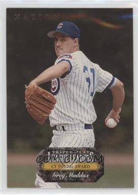 1993 Triple Play - League Leaders #L2 - Greg Maddux, Dennis Eckersley