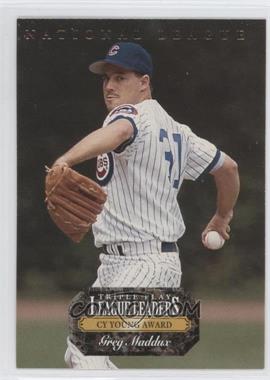 1993 Triple Play - League Leaders #L2 - Greg Maddux, Dennis Eckersley