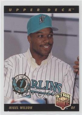1993 Upper Deck - [Base] - Florida Marlins First Season #9 - Nigel Wilson