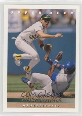 1993 Upper Deck - [Base] - Gold Hologram #189 - Mike Bordick