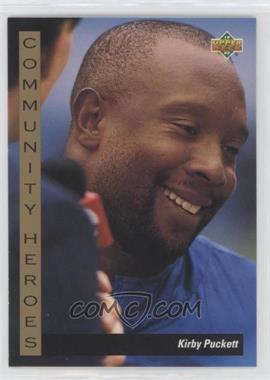 1993 Upper Deck - [Base] - Gold Hologram #34 - Kirby Puckett [EX to NM]