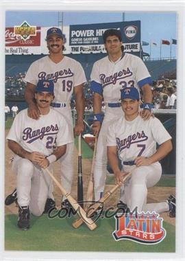 1993 Upper Deck - [Base] - Gold Hologram #52 - Teammates - Juan Gonzalez, Jose Canseco, Ivan Rodriguez, Rafael Palmeiro