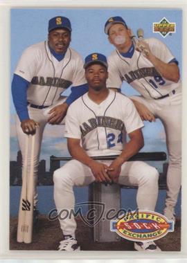 1993 Upper Deck - [Base] - Gold Hologram #55 - Teammates - Kevin Mitchell, Ken Griffey Jr., Jay Buhner