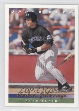 1993 Upper Deck - [Base] - Gold Hologram #593 - Andres Galarraga