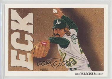 1993 Upper Deck - [Base] - Gold Hologram #814 - Dennis Eckersley