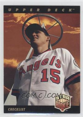 1993 Upper Deck - [Base] #1 - Tim Salmon