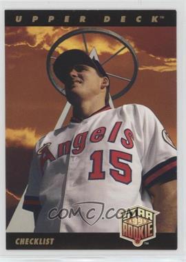 1993 Upper Deck - [Base] #1 - Tim Salmon