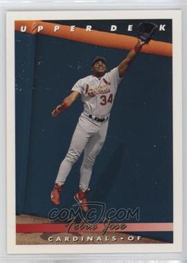 1993 Upper Deck - [Base] #156 - Felix Jose [EX to NM]