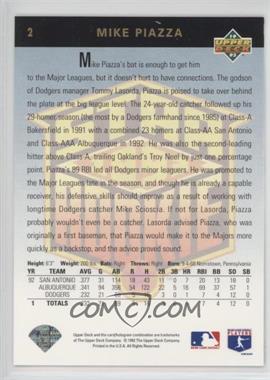 1993 Upper Deck - [Base] #2 - Mike Piazza [Noted] - Courtesy of COMC.com