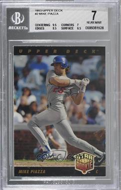 1993 Upper Deck - [Base] #2 - Mike Piazza [BGS 7 NEAR MINT]