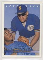 Jay Buhner. (Posed with Ken Griffey Jr.) [Noted]