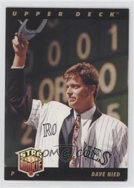 1993 Upper Deck - [Base] #27.1 - David Nied