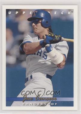 1993 Upper Deck - [Base] #365 - Jose Canseco