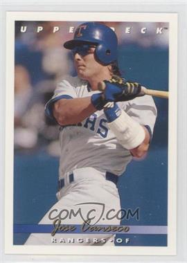 1993 Upper Deck - [Base] #365 - Jose Canseco [EX to NM]