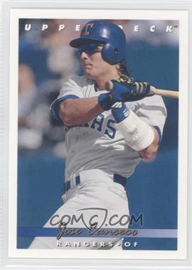 1993 Upper Deck - [Base] #365 - Jose Canseco