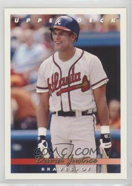 1993 Upper Deck - [Base] #366 - David Justice