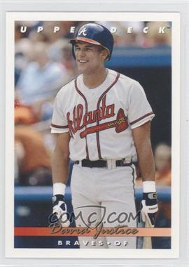 1993 Upper Deck - [Base] #366 - David Justice