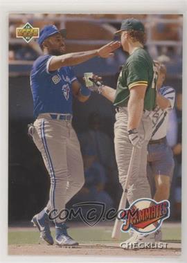 1993 Upper Deck - [Base] #41 - Teammates - Checklist (Joe Carter, Mark McGwire)