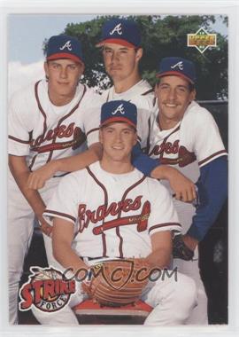 1993 Upper Deck - [Base] #472 - Strike Force (Greg Maddux, Steve Avery, John Smoltz, Tom Glavine) [EX to NM]