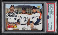 Shooting Stars (Doug Drabek, Craig Biggio, Jeff Bagwell) [PSA Authentic&nb…