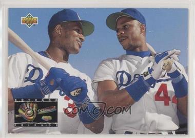 1993 Upper Deck - [Base] #477 - Boyhood Friends (Eric Davis, Darryl Strawberry)