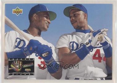 1993 Upper Deck - [Base] #477 - Boyhood Friends (Eric Davis, Darryl Strawberry)