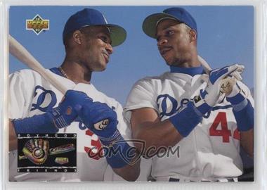 1993 Upper Deck - [Base] #477 - Boyhood Friends (Eric Davis, Darryl Strawberry)