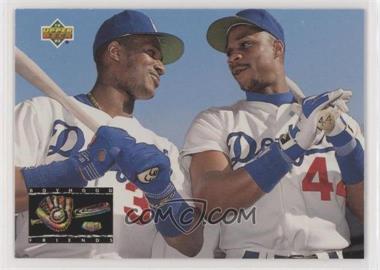 1993 Upper Deck - [Base] #477 - Boyhood Friends (Eric Davis, Darryl Strawberry)