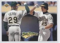 Teammates - Ruben Sierra, Mark McGwire