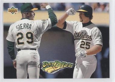 1993 Upper Deck - [Base] #49 - Teammates - Ruben Sierra, Mark McGwire