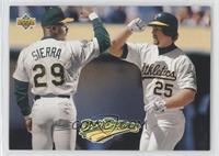 Teammates - Ruben Sierra, Mark McGwire