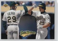 Teammates - Ruben Sierra, Mark McGwire