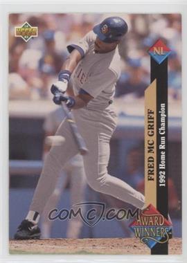 1993 Upper Deck - [Base] #496 - Fred McGriff [EX to NM]