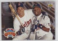 Teammates - Kent Hrbek, Kirby Puckett [EX to NM]