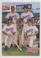 Teammates - Juan Gonzalez, Jose Canseco, Ivan Rodriguez, Rafael Palmeiro