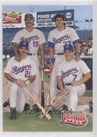 Teammates - Juan Gonzalez, Jose Canseco, Ivan Rodriguez, Rafael Palmeiro