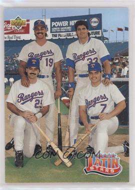 1993 Upper Deck - [Base] #52 - Teammates - Juan Gonzalez, Jose Canseco, Ivan Rodriguez, Rafael Palmeiro [Good to VG‑EX]