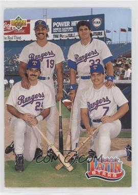 1993 Upper Deck - [Base] #52 - Teammates - Juan Gonzalez, Jose Canseco, Ivan Rodriguez, Rafael Palmeiro [EX to NM]